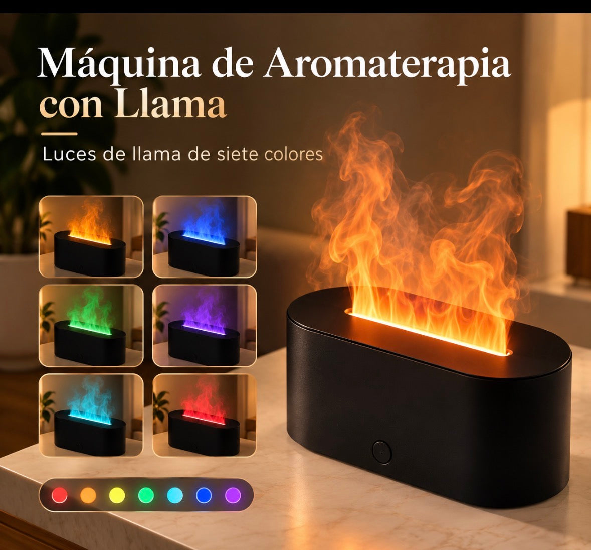 Difusor de aroma efecto llama